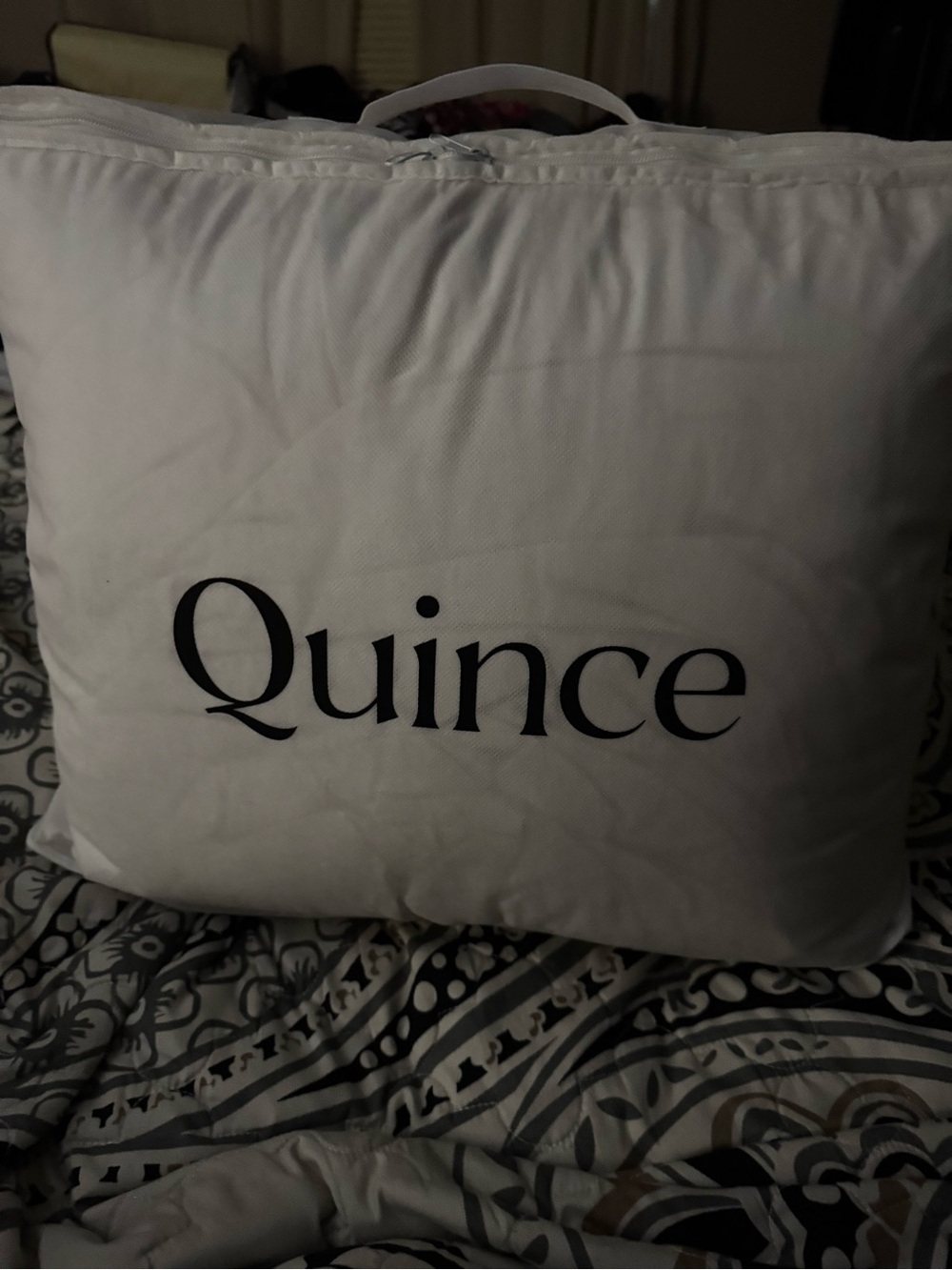 Quince KING/CAL KING White Duck down Feather Comforter